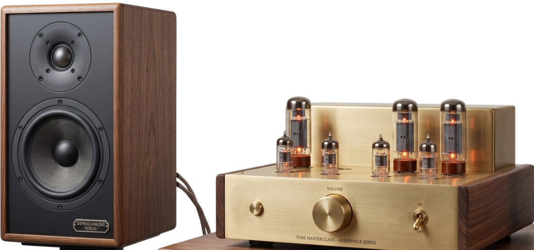 Siemens & Halske Lautsprecher mit Tube Master Class Röhrenverstärker – Audiophile Referenzklasse aus dem Partnersortiment